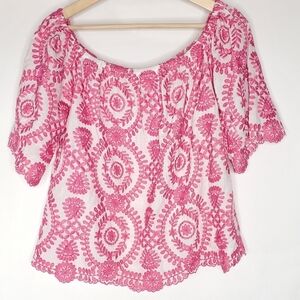 V Cristina Small Floral Embroidered Shirt